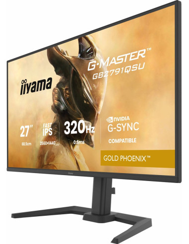 Iiyama G-Master Gb2791Qsu-B1 Monitor Komputerowy 68,6 Cm (27") 2560 X 1440 Px Wide Quad Hd Czarny