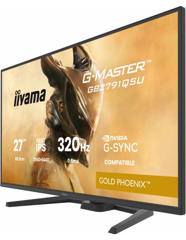 Iiyama G-Master Gb2791Qsu-B1 Monitor Komputerowy 68,6 Cm (27") 2560 X 1440 Px Wide Quad Hd Czarny