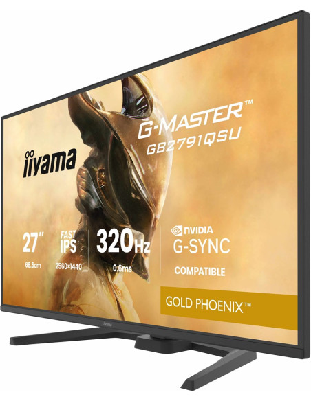 Iiyama G-Master Gb2791Qsu-B1 Monitor Komputerowy 68,6 Cm (27") 2560 X 1440 Px Wide Quad Hd Czarny