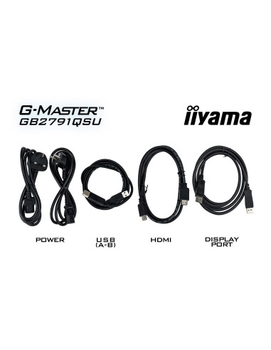 Iiyama G-Master Gb2791Qsu-B1 Monitor Komputerowy 68,6 Cm (27") 2560 X 1440 Px Wide Quad Hd Czarny