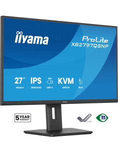 Iiyama Prolite Xb2797Qsnp-B1 Monitor Komputerowy 68,6 Cm (27") 2560 X 1440 Px Quad Hd Led Czarny
