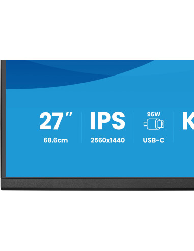 Iiyama Prolite Xb2797Qsnp-B1 Monitor Komputerowy 68,6 Cm (27") 2560 X 1440 Px Quad Hd Led Czarny