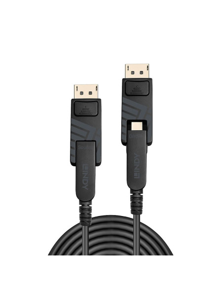 Lindy 38481 Kabel Displayport 20 M Mini Displayport Czarny