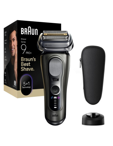 Braun Series 9 Pro+ 9615S Golarka Foliowa Przycinarka Czarny, Szary