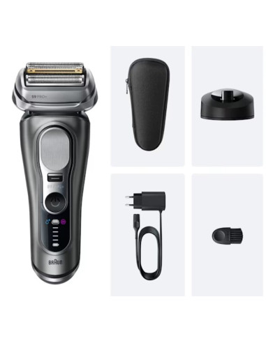 Braun Series 9 Pro+ 9615S Golarka Foliowa Przycinarka Czarny, Szary