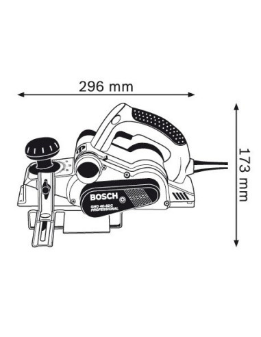 Bosch Gho 40-82 C Professional Czarny, Niebieski, Srebrny 14000 Rpm 850 W