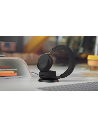 Jabra Evolve3 75 Zestaw Słuchawkowy Bezprzewodowy Opaska Na Głowę Połączenia/Muzyka Usb Typu-A Bluetooth Czarny
