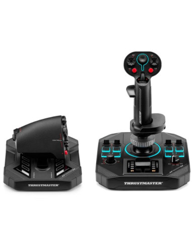 Thrustmaster Sol-R 4 Hotas Czarny Usb Joystick + Dźwignia Sterowania Silnikiem Analogowa/Cyfrowa Pc