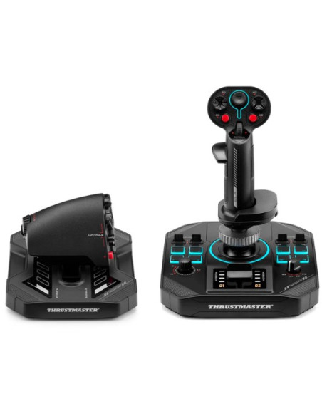Thrustmaster Sol-R 4 Hotas Czarny Usb Joystick + Dźwignia Sterowania Silnikiem Analogowa/Cyfrowa Pc