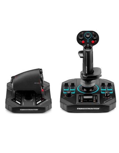 Thrustmaster Sol-R 4 Hotas Czarny Usb Joystick + Dźwignia Sterowania Silnikiem Analogowa/Cyfrowa Pc