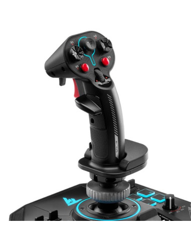 Thrustmaster Sol-R 4 Hotas Czarny Usb Joystick + Dźwignia Sterowania Silnikiem Analogowa/Cyfrowa Pc