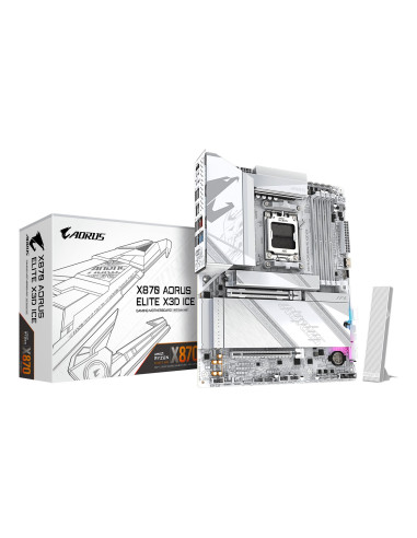 Gigabyte X870 Aorus Elite X3D Ice Amd X870 Gniazdo Am5 Atx