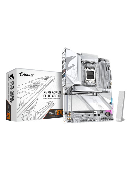 Gigabyte X870 Aorus Elite X3D Ice Amd X870 Gniazdo Am5 Atx