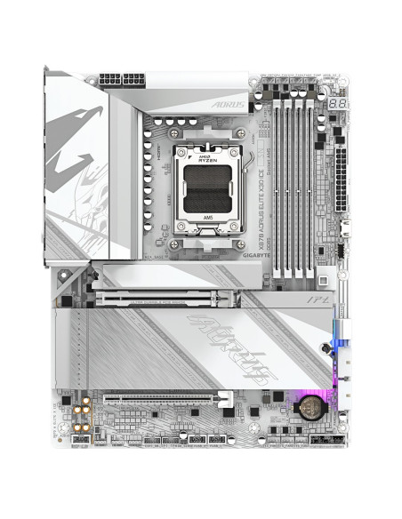 Gigabyte X870 Aorus Elite X3D Ice Amd X870 Gniazdo Am5 Atx