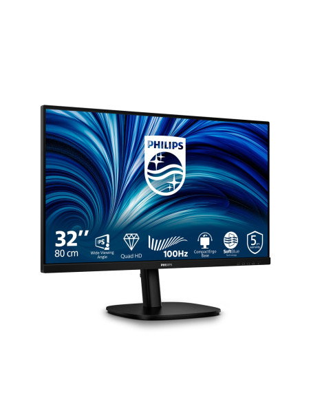 Philips 3000 Series 32B2N3500/00 Monitor Komputerowy 80 Cm (31.5") 2560 X 1440 Px Quad Hd Lcd Czarny