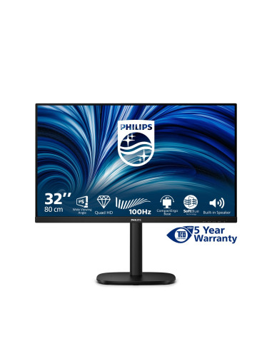 Philips 3000 Series 32B2N3500/00 Monitor Komputerowy 80 Cm (31.5") 2560 X 1440 Px Quad Hd Lcd Czarny