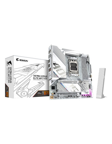 Gigabyte X870M Aorus Elite Wifi7 Ice      (X870,Am5,Atx,Dd