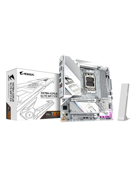 Gigabyte X870M Aorus Elite Wifi7 Ice      (X870,Am5,Atx,Dd