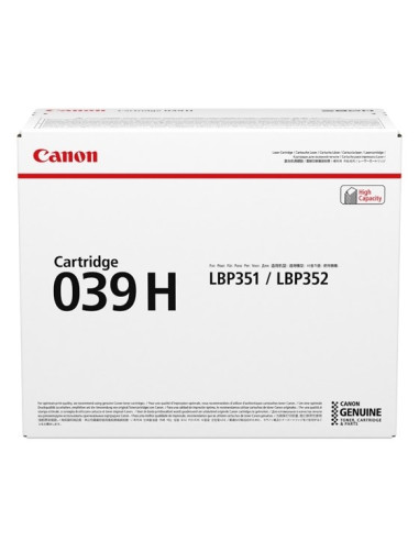 Canon 039H Kaseta Z Tonerem 1 Szt. Oryginalny Czarny