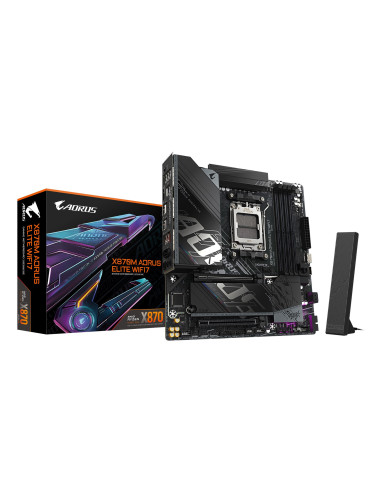 Gigabyte X870M Aorus Elite Wifi7 Amd X870 Gniazdo Am5 Micro Atx