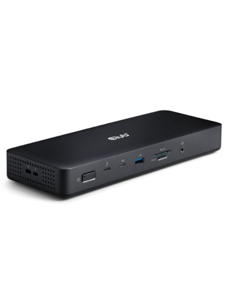 Club3D Csv-1583 Stacja Dokująca Przewodowa Thunderbolt 4 Czarny