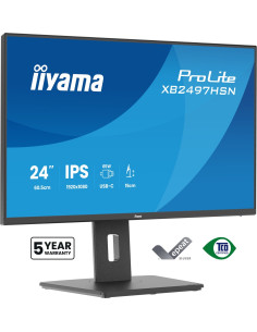 Iiyama Prolite Xb2497Hsn-B1 Monitor Komputerowy 60,5 Cm (23.8") 1920 X 1080 Px Full Hd Led Czarny
