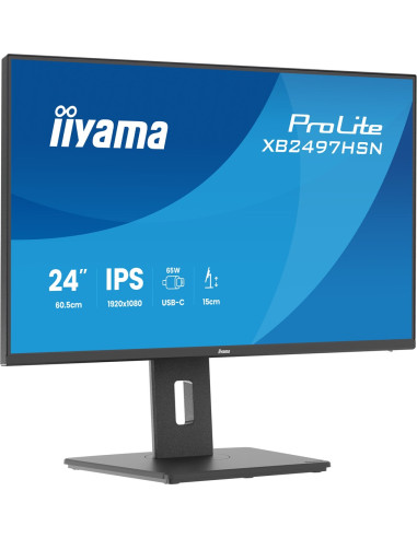 Iiyama Prolite Xb2497Hsn-B1 Monitor Komputerowy 60,5 Cm (23.8") 1920 X 1080 Px Full Hd Led Czarny