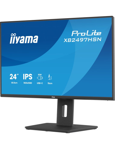 Iiyama Prolite Xb2497Hsn-B1 Monitor Komputerowy 60,5 Cm (23.8") 1920 X 1080 Px Full Hd Led Czarny