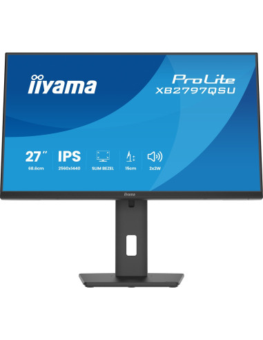 Iiyama Prolite Xb2797Qsu-B1 Monitor Komputerowy 68,6 Cm (27") 2560 X 1440 Px Quad Hd Led Czarny