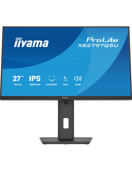 Iiyama Prolite Xb2797Qsu-B1 Monitor Komputerowy 68,6 Cm (27") 2560 X 1440 Px Quad Hd Led Czarny