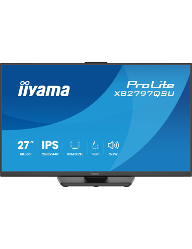 Iiyama Prolite Xb2797Qsu-B1 Monitor Komputerowy 68,6 Cm (27") 2560 X 1440 Px Quad Hd Led Czarny