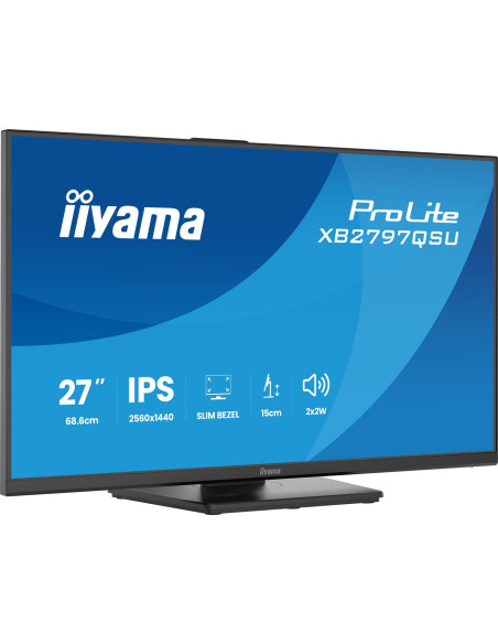Iiyama Prolite Xb2797Qsu-B1 Monitor Komputerowy 68,6 Cm (27") 2560 X 1440 Px Quad Hd Led Czarny