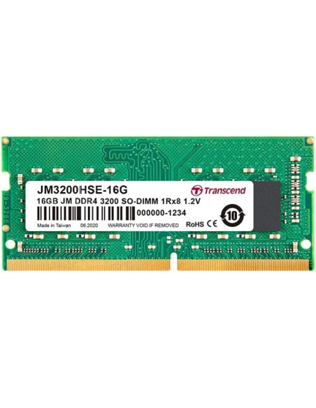 So Ddr4 16Gb Pc 3200 Cl22 Transcend Jetram, Jm3200Hse-16G
