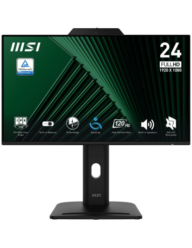 Msi Pro Mp242Pmgde Monitor Komputerowy 60,5 Cm (23.8") 1920 X 1080 Px Full Hd Lcd Czarny