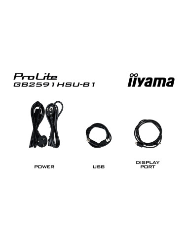 Iiyama G-Master Gb2591Hsu-B1 Monitor Komputerowy 62,2 Cm (24.5") 1920 X 1080 Px Full Hd Led Czarny