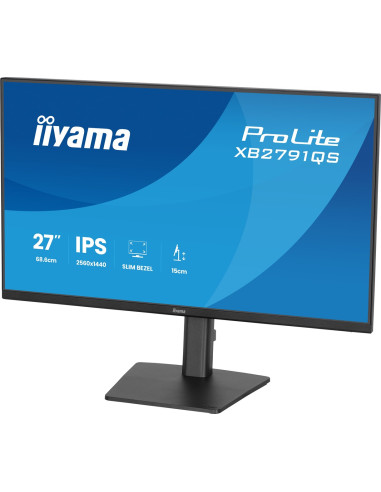 Iiyama Prolite Xb2791Qs-B1 Monitor Komputerowy 68,6 Cm (27") 2560 X 1440 Px Quad Hd Led Czarny
