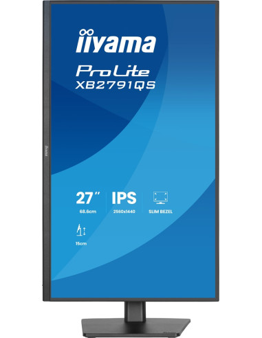 Iiyama Prolite Xb2791Qs-B1 Monitor Komputerowy 68,6 Cm (27") 2560 X 1440 Px Quad Hd Led Czarny