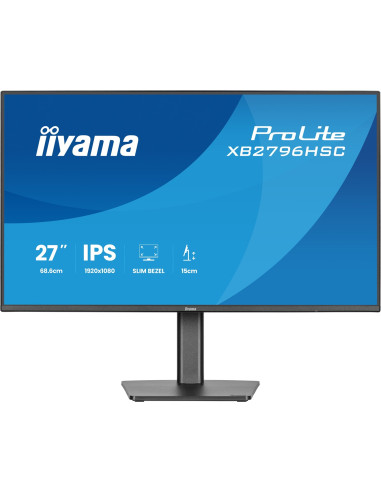 Iiyama Prolite Xb2796Hsc-B1 Monitor Komputerowy 68,6 Cm (27") 1920 X 1080 Px Full Hd Led Czarny