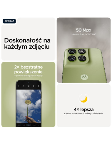 Motorola Moto G67 17,3 Cm (6.8") Hybrid Dual Sim Android 16.0 5G Usb Type-C 4 Gb 128 Gb 5200 Mah Zielony