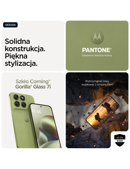 Motorola Moto G67 17,3 Cm (6.8") Hybrid Dual Sim Android 16.0 5G Usb Type-C 4 Gb 128 Gb 5200 Mah Zielony