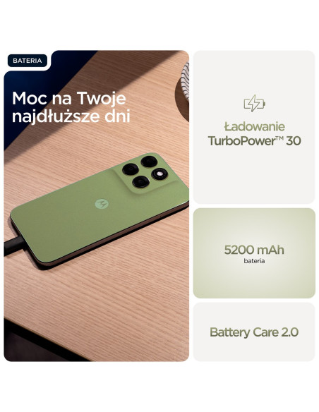 Motorola Moto G67 17,3 Cm (6.8") Hybrid Dual Sim Android 16.0 5G Usb Type-C 4 Gb 128 Gb 5200 Mah Zielony