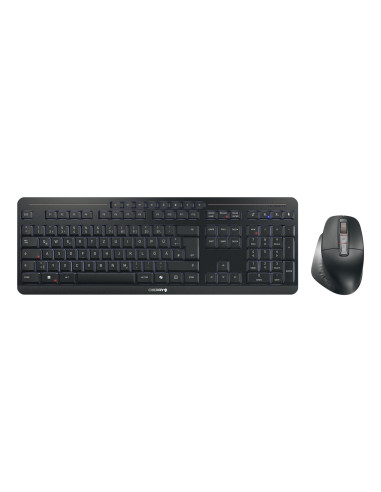 Cherry Stream Desktop Ultimate Klawiatura Dołączona Myszka Dom/Biuro Usb + Rf Wireless + Bluetooth Qwertz Niemiecki Czarny
