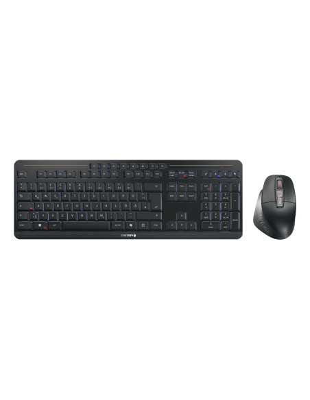 Cherry Stream Desktop Ultimate Klawiatura Dołączona Myszka Dom/Biuro Usb + Rf Wireless + Bluetooth Qwertz Niemiecki Czarny
