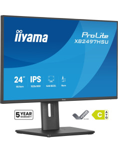 Iiyama Prolite Xb2497Hsu-B1 Monitor Komputerowy 60,5 Cm (23.8") 1920 X 1080 Px Full Hd Led Czarny