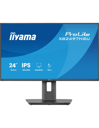 Iiyama Prolite Xb2497Hsu-B1 Monitor Komputerowy 60,5 Cm (23.8") 1920 X 1080 Px Full Hd Led Czarny