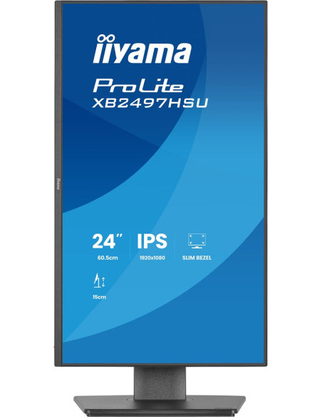 Iiyama Prolite Xb2497Hsu-B1 Monitor Komputerowy 60,5 Cm (23.8") 1920 X 1080 Px Full Hd Led Czarny
