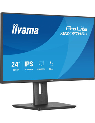 Iiyama Prolite Xb2497Hsu-B1 Monitor Komputerowy 60,5 Cm (23.8") 1920 X 1080 Px Full Hd Led Czarny