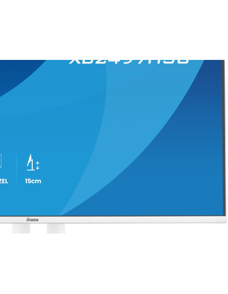 Iiyama Prolite Xb2497Hsu-W1 Monitor Komputerowy 60,5 Cm (23.8") 1920 X 1080 Px Full Hd Led Biały