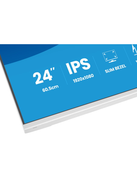 Iiyama Prolite Xb2497Hsu-W1 Monitor Komputerowy 60,5 Cm (23.8") 1920 X 1080 Px Full Hd Led Biały