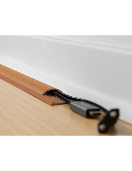 Delock Samoprzylepna Listwa Kablowa 50 X 13 Mm - Długość 1 M, Wygląd Drewna